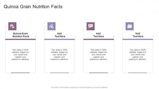 Quinoa Grain Nutrition Facts In Powerpoint And Google Slides Cpb