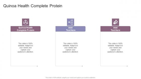 Quinoa Health Complete Protein In Powerpoint And Google Slides Cpb