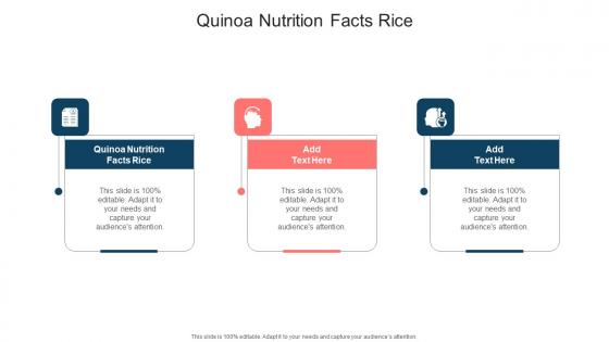 Quinoa Nutrition Facts Rice In Powerpoint And Google Slides Cpb