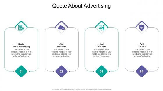 Quote About Advertising In Powerpoint And Google Slides Cpb