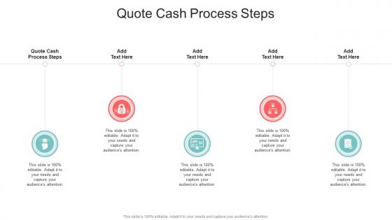 Quote Cash Process Steps In Powerpoint And Google Slides Cpb