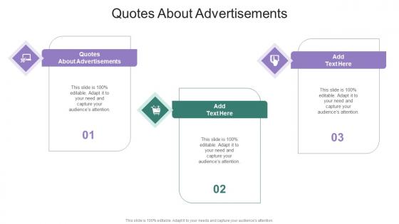 Quotes About Advertisements In Powerpoint And Google Slides Cpb