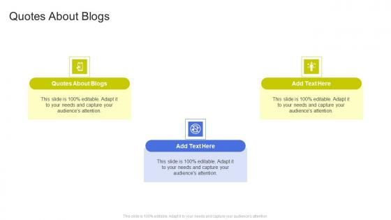 Quotes About Blogs In Powerpoint And Google Slides Cpb
