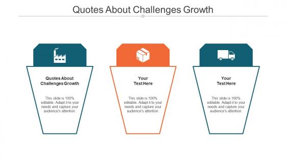 Quotes About Challenges Growth Ppt Powerpoint Presentation Layouts Cpb