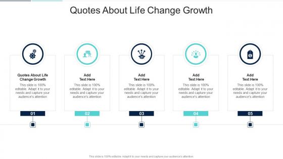 Quotes About Life Change Growth In Powerpoint And Google Slides Cpb