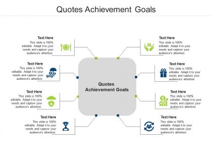 Quotes achievement goals ppt powerpoint presentation summary show cpb