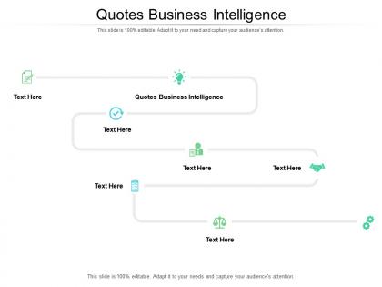 Quotes business intelligence ppt powerpoint presentation file slideshow cpb