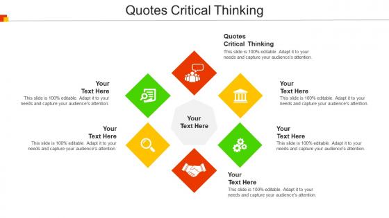 Quotes Critical Thinking Ppt Powerpoint Presentation Ideas Designs Download Cpb