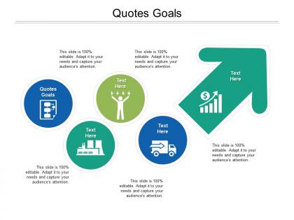 Quotes goals ppt powerpoint presentation outline information cpb