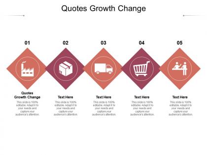 Quotes growth change ppt powerpoint presentation portfolio show cpb