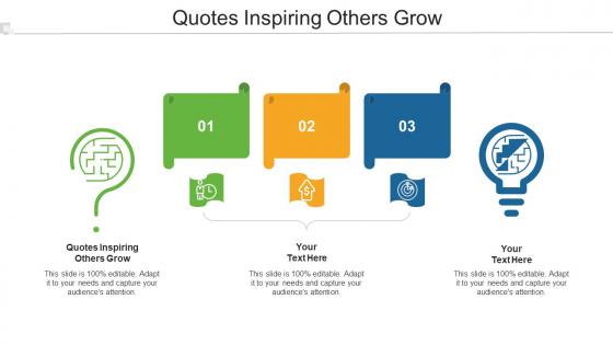 Quotes Inspiring Others Grow Ppt Powerpoint Presentation Infographic Template Outfit Cpb