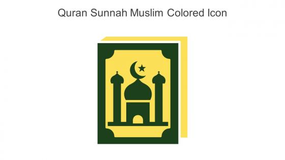 Quran Sunnah Muslim Colored Icon In Powerpoint Pptx Png And Editable Eps Format