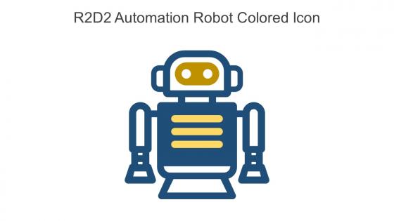 R2D2 Automation Robot Colored Icon In Powerpoint Pptx Png And Editable Eps Format