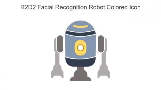 R2D2 Facial Recognition Robot Colored Icon In Powerpoint Pptx Png And Editable Eps Format