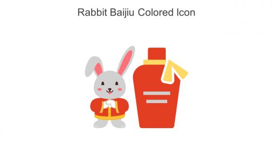 Rabbit Baijiu Colored Icon In Powerpoint Pptx Png And Editable Eps Format