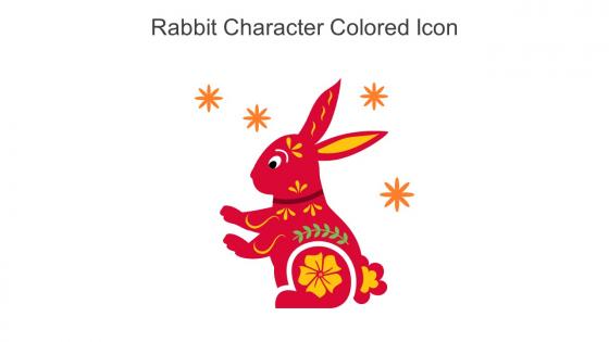Rabbit Character Colored Icon In Powerpoint Pptx Png And Editable Eps Format