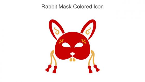 Rabbit Mask Colored Icon In Powerpoint Pptx Png And Editable Eps Format