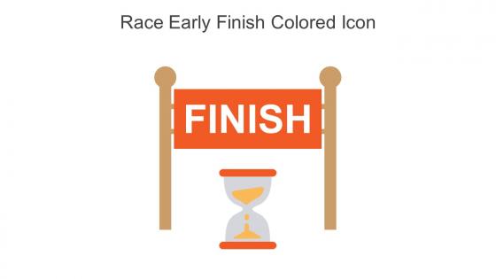 Race Early Finish Colored Icon In Powerpoint Pptx Png And Editable Eps Format