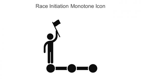 Race Initiation Monotone Icon In Powerpoint Pptx Png And Editable Eps Format