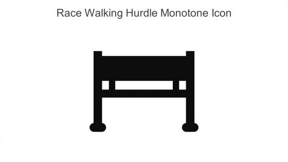 Race Walking Hurdle Monotone Icon In Powerpoint Pptx Png And Editable Eps Format