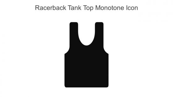 Racerback Tank Top Monotone Icon In Powerpoint Pptx Png And Editable Eps Format