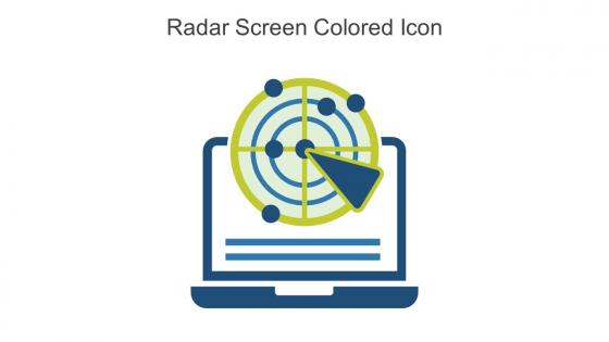 Radar Screen Colored Icon In Powerpoint Pptx Png And Editable Eps Format