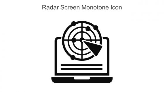 Radar Screen Monotone Icon In Powerpoint Pptx Png And Editable Eps Format