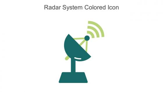 Radar System Colored Icon In Powerpoint Pptx Png And Editable Eps Format