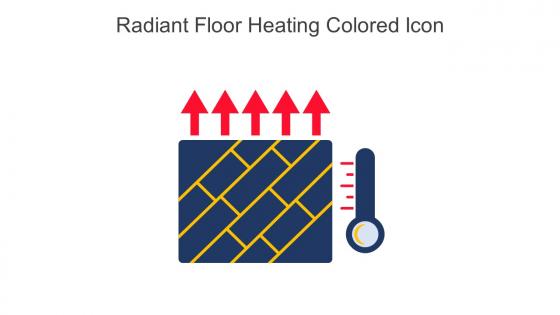 Radiant Floor Heating Colored Icon In Powerpoint Pptx Png And Editable Eps Format