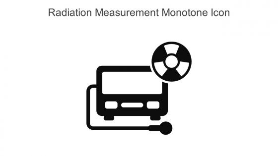 Radiation Measurement Monotone Icon In Powerpoint Pptx Png And Editable Eps Format