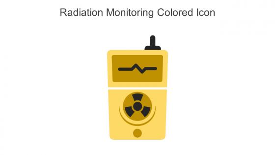 Radiation Monitoring Colored Icon In Powerpoint Pptx Png And Editable Eps Format