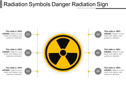 Radiation symbols danger radiation sign ppt slide examples