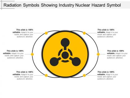Radiation symbols showing industry nuclear hazard symbol ppt templates