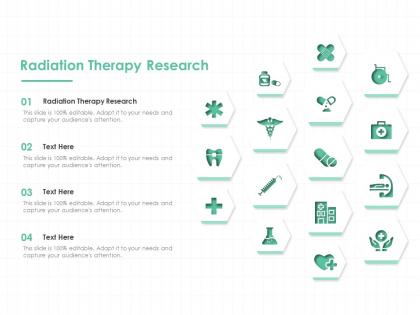 Radiation therapy research ppt powerpoint presentation styles picture