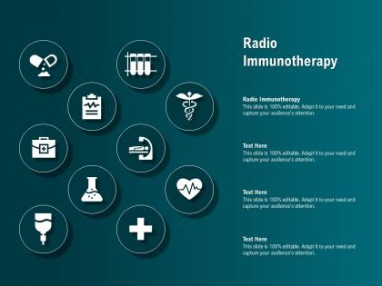 Radio immunotherapy ppt powerpoint presentation pictures structure