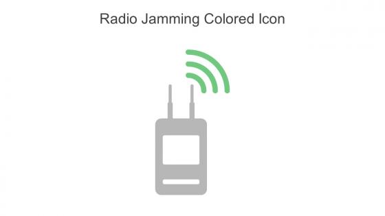 Radio Jamming Colored Icon In Powerpoint Pptx Png And Editable Eps Format