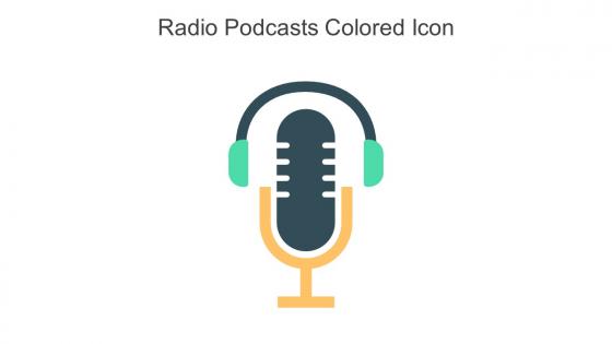 Radio Podcasts Colored Icon In Powerpoint Pptx Png And Editable Eps Format