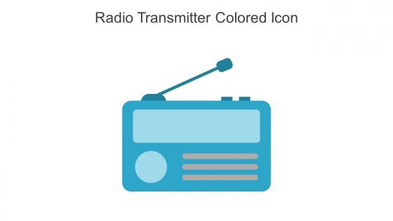 Radio Transmitter Colored Icon In Powerpoint Pptx Png And Editable Eps Format