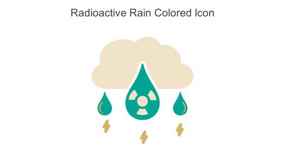 Radioactive Rain Colored Icon In Powerpoint Pptx Png And Editable Eps Format