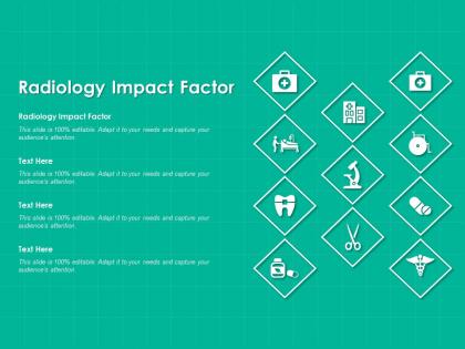 Radiology impact factor ppt powerpoint presentation portfolio graphic tips
