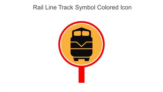 Rail Line Track Symbol Colored Icon In Powerpoint Pptx Png And Editable Eps Format