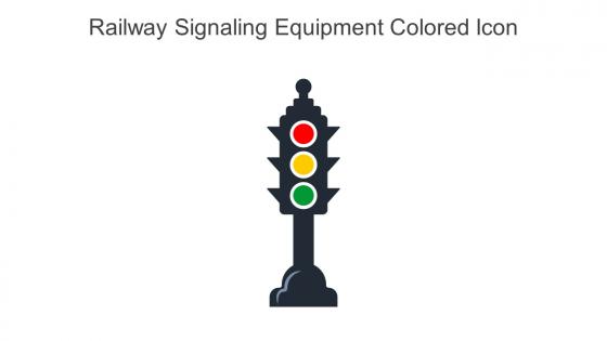 Railway Signaling Equipment Colored Icon In Powerpoint Pptx Png And Editable Eps Format