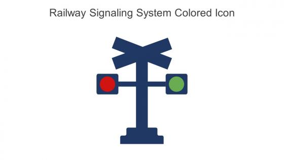 Railway Signaling System Colored Icon In Powerpoint Pptx Png And Editable Eps Format