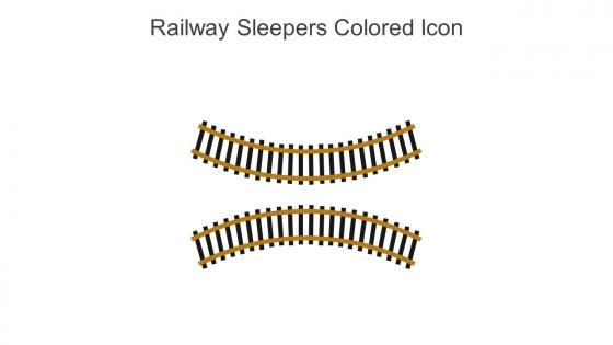 Railway Sleepers Colored Icon In Powerpoint Pptx Png And Editable Eps Format