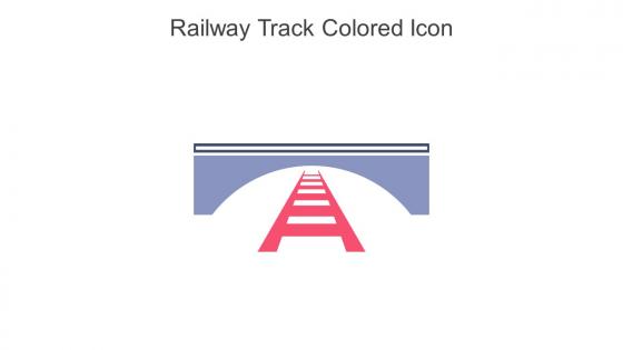 Railway Track Colored Icon In Powerpoint Pptx Png And Editable Eps Format