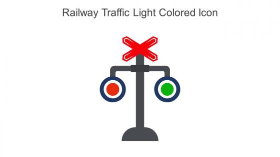 Railway Traffic Light Colored Icon In Powerpoint Pptx Png And Editable Eps Format
