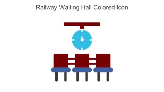 Railway Waiting Hall Colored Icon In Powerpoint Pptx Png And Editable Eps Format