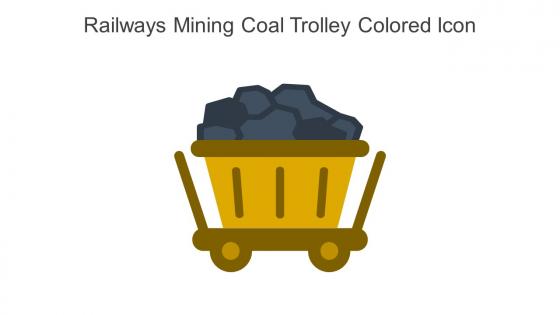 Railways Mining Coal Trolley Colored Icon In Powerpoint Pptx Png And Editable Eps Format