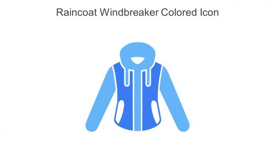 Raincoat Windbreaker Colored Icon In Powerpoint Pptx Png And Editable Eps Format