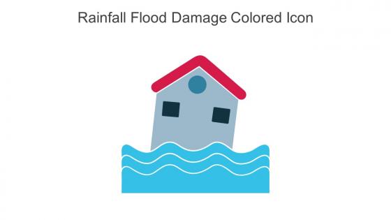 Rainfall Flood Damage Colored Icon In Powerpoint Pptx Png And Editable Eps Format